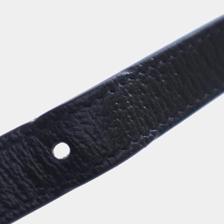 مملوكة مسبقًا Gucci Black Mini GG Denim Ophidia Crossbody