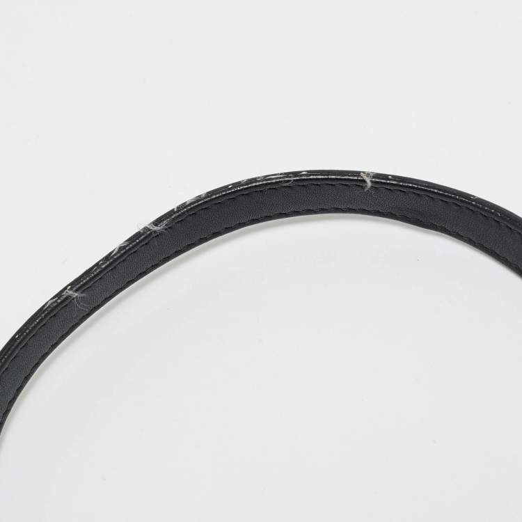 Pre Owned Gucci GG Marmont Flap Medium Black Matelassé Velvet Shoulder Bag