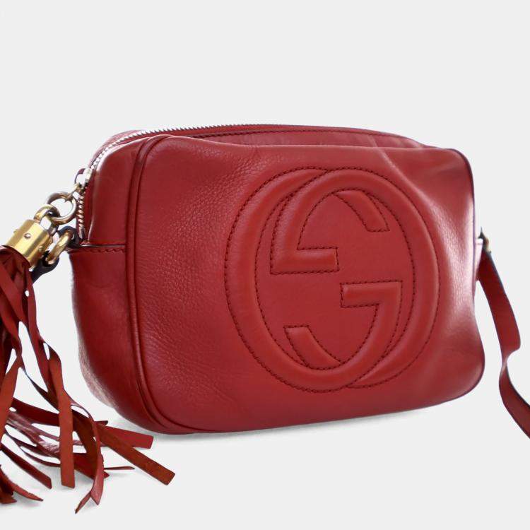 Pre Owned Gucci Small Calfskin Soho Disco