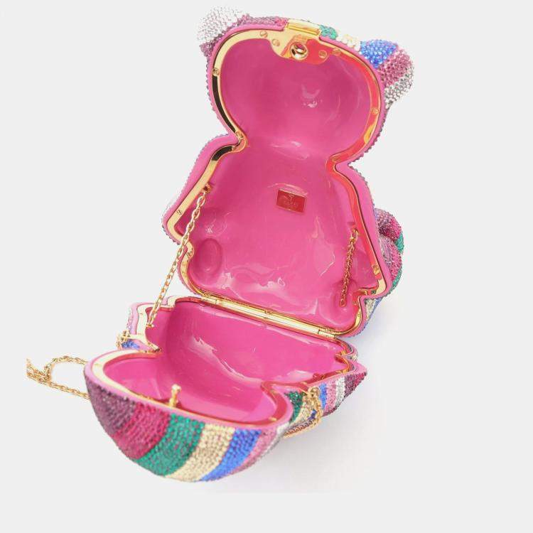 مملوكة مسبقًا Gucci GG Teddy Bear Shoulder Bag Multicolor
