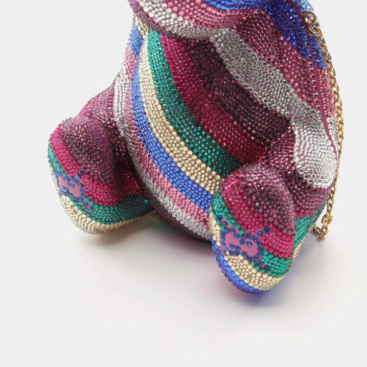 مملوكة مسبقًا Gucci GG Teddy Bear Shoulder Bag Multicolor