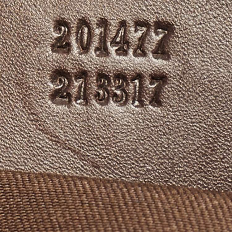 Pre Owned حقيبة غوتشي دافل شيري لاين كانفاس وسوبريم GG بيج/ برتقالي وجلد