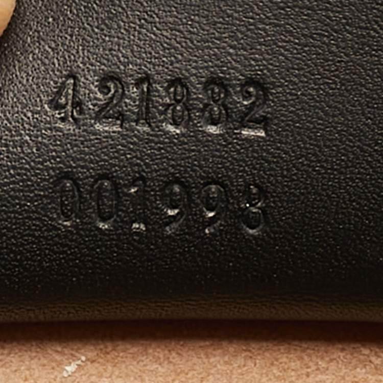 Pre Owned Gucci Sylvie Black Small Leather Shoulder Bag