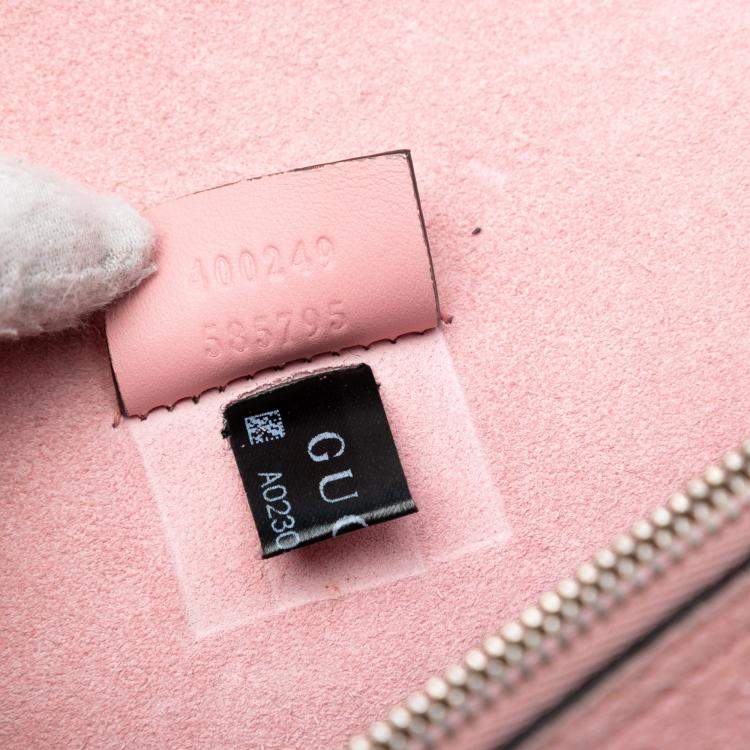 Pre Owned Gucci Brown Medium GG Supreme Crystal Dionysus Shoulder Bag