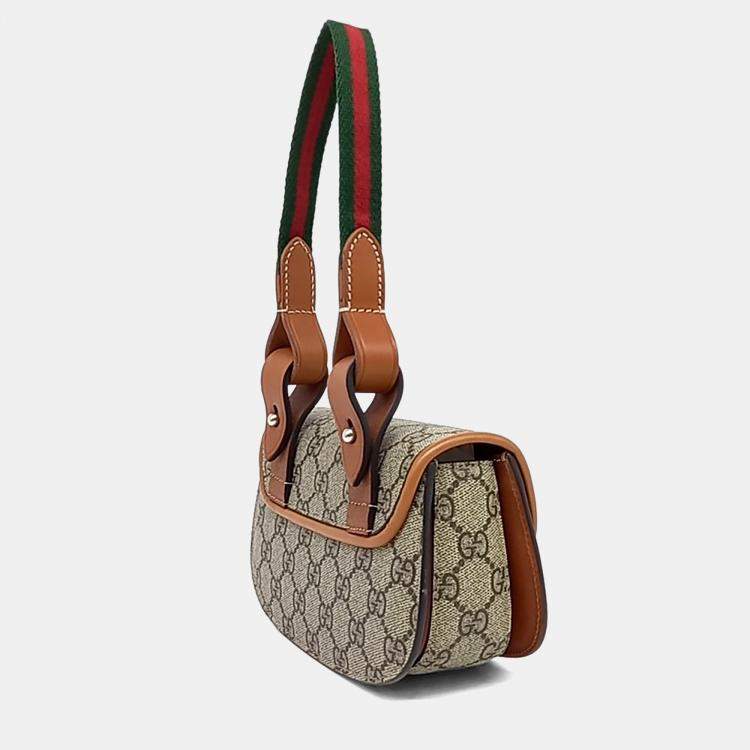 مملوكة مسبقًا Gucci Coated Canvas Bamboo 1947 Belt Bag