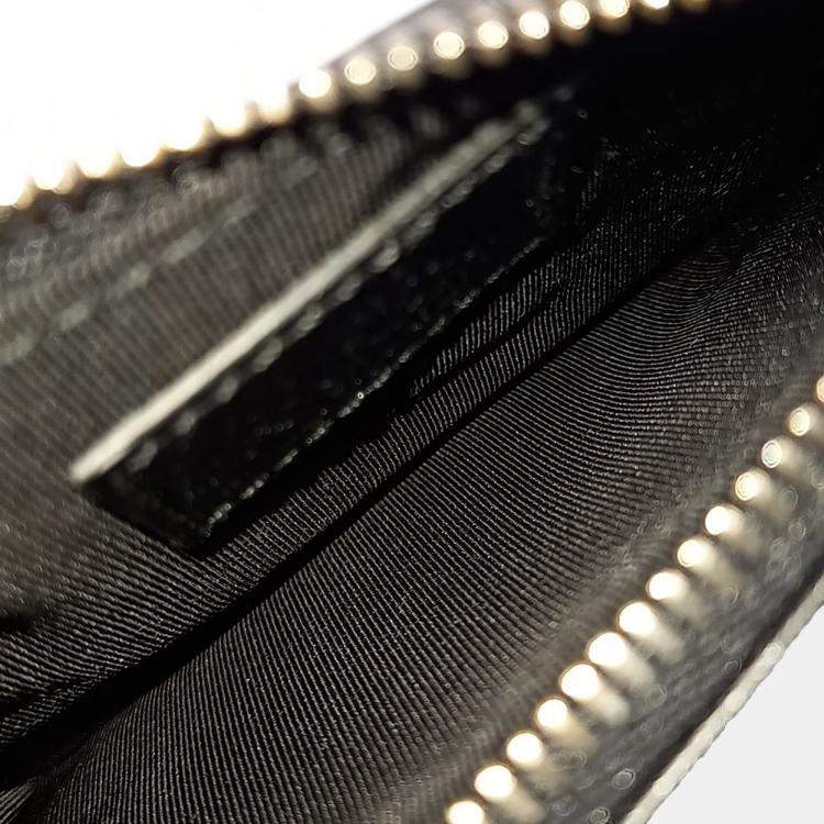 Pre Owned Gucci Black Leather Marmont Card Holder