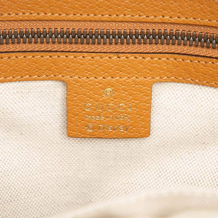 Pre Owned Gucci Brown Disney Small Micro GG Supreme Mickey Mouse Dome Backpack