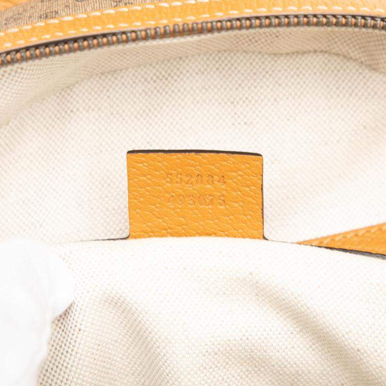 Pre Owned Gucci Brown Disney Small Micro GG Supreme Mickey Mouse Dome Backpack