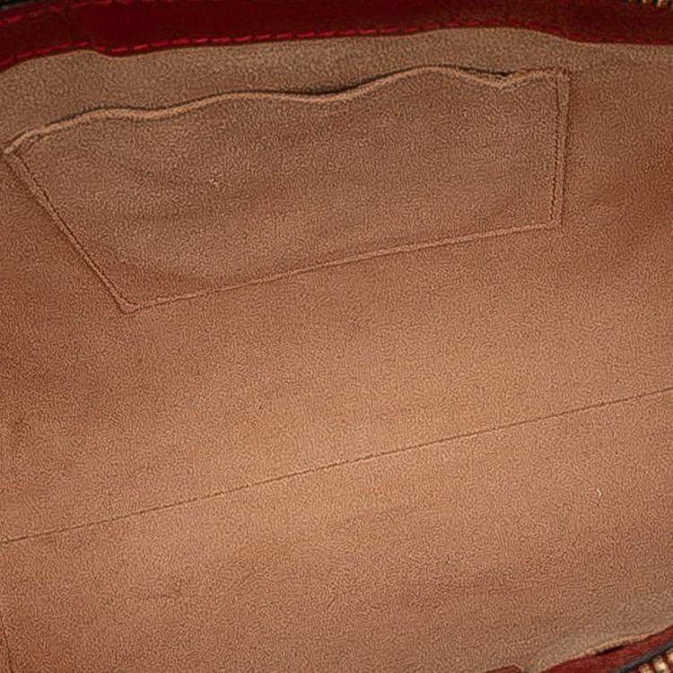 Pre Owned Gucci Brown GG Flora Ophidia Satchel