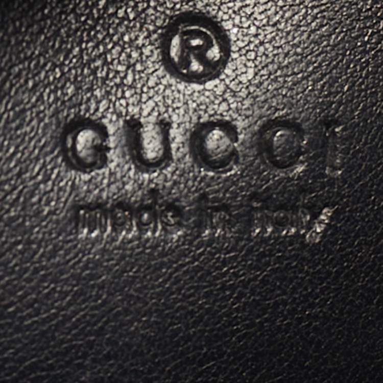 Pre Owned Gucci Dionysus Crystal Black GG Velvet Wallet On Chain