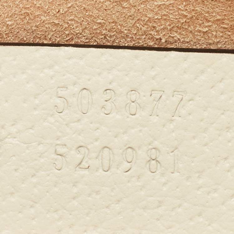 Pre Owned Gucci Ophidia Small Off White/Multicolor Flora GG Supreme Canvas Shoulder Bag