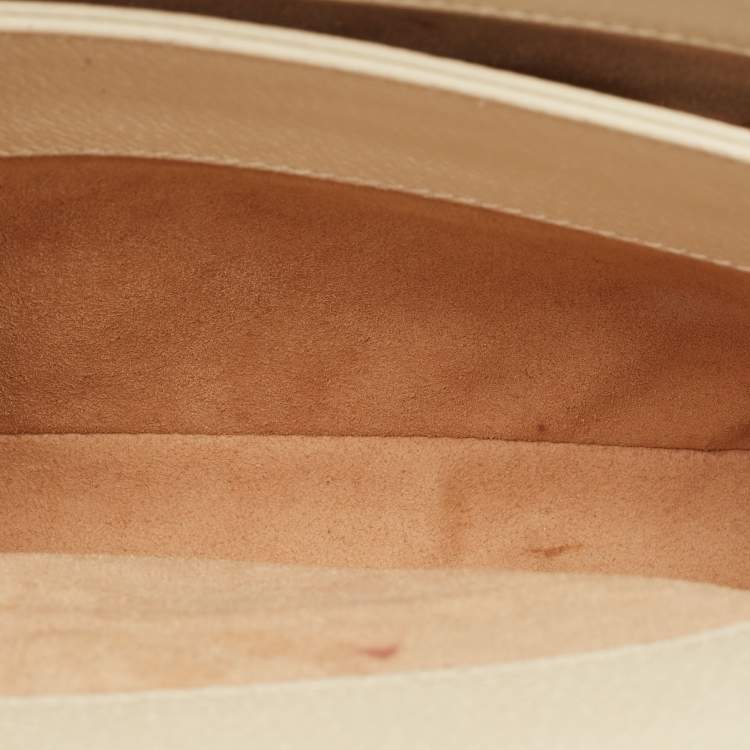 Pre Owned Gucci Ophidia Small Off White/Multicolor Flora GG Supreme Canvas Shoulder Bag