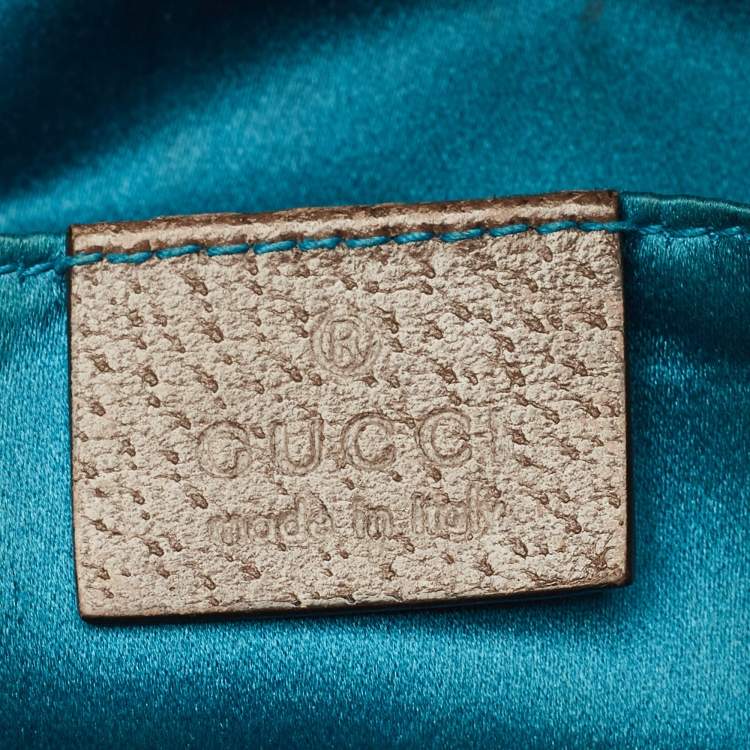 Pre Owned Gucci Ophidia Dome Small GG Supreme Canvas and Leather Crossbody Bag