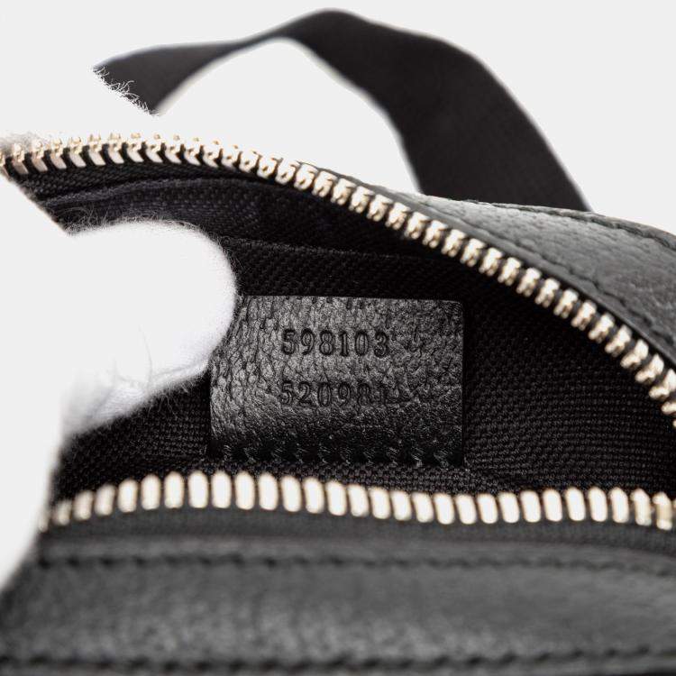 Pre Owned Gucci Black GG Supreme Psychedelic Crossbody