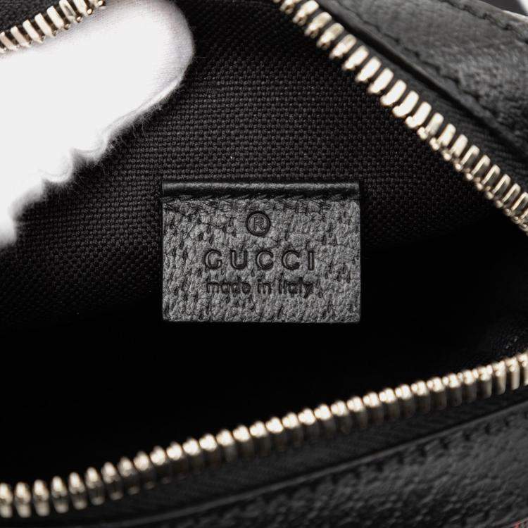 Pre Owned Gucci Black GG Supreme Psychedelic Crossbody