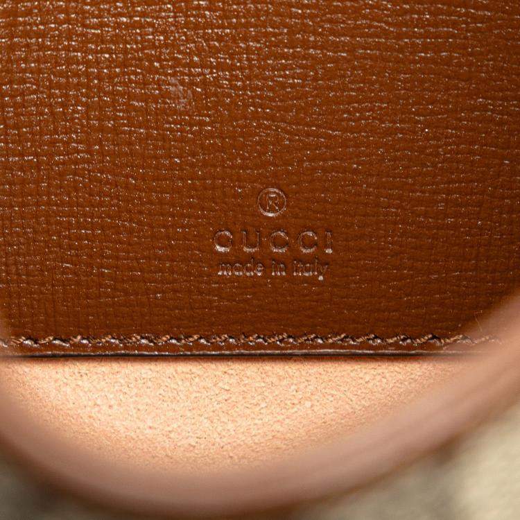 Pre Owned Gucci Brown Mini GG Supreme Web Jackie 1961 Crossbody