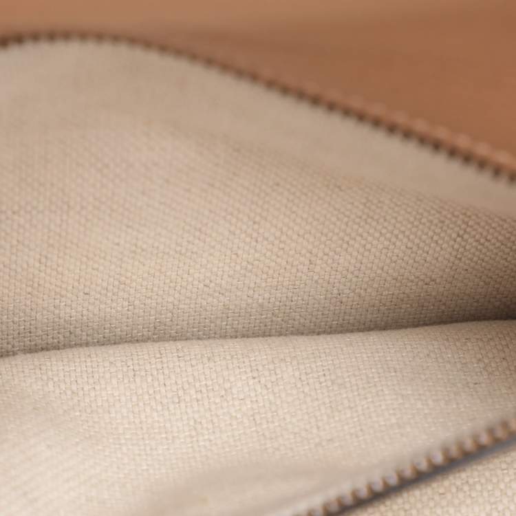 Pre Owned Gucci GG Marmont Brown Leather Shoulder Bags