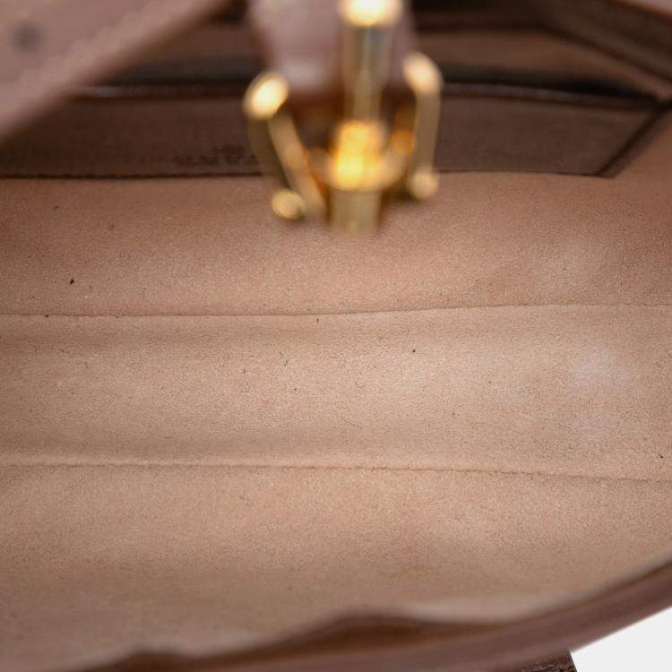 مملوكة مسبقًا Gucci Brown Mini GG Supreme Web Jackie 1961 Crossbody