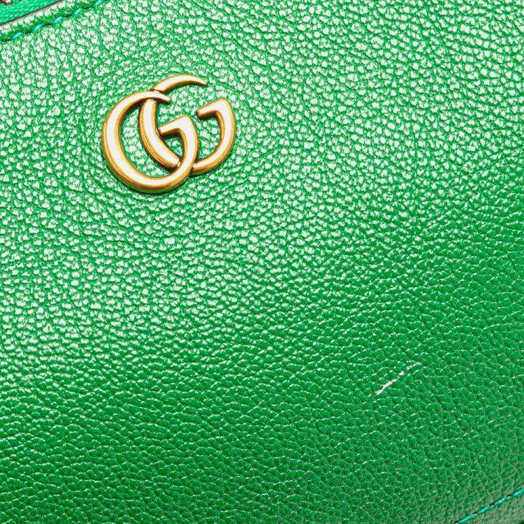 مملوكة مسبقًا Gucci Green Mini Leather Aphrodite Shoulder Bag