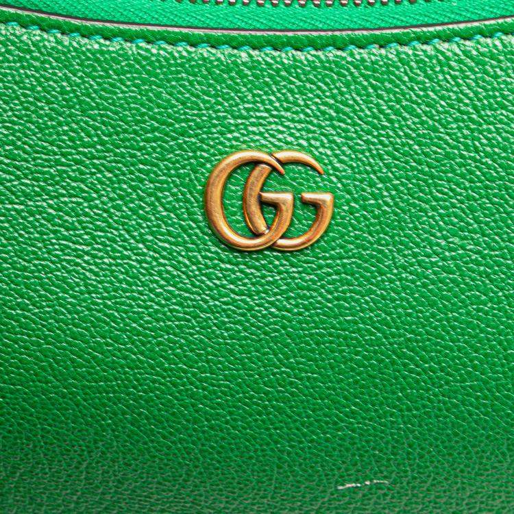 مملوكة مسبقًا Gucci Green Mini Leather Aphrodite Shoulder Bag