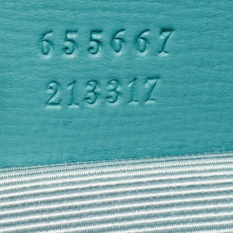 Pre Owned Gucci Horsebit 1955 Blue Woven Straw Chain Clutch