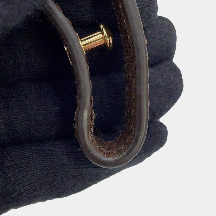 Pre Owned Gucci Gg Supreme Ophidia Small Shoulder Bag Brown/Beige Leather Pvc Size Small