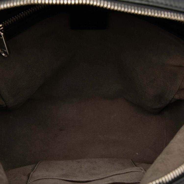 Pre Owned Gucci Black Guccissima Backpack