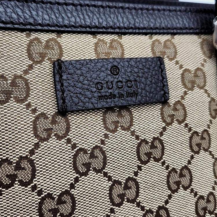 مملوكة مسبقًا Gucci Beige Canvas Jacquard Tote and Shoulder Bag