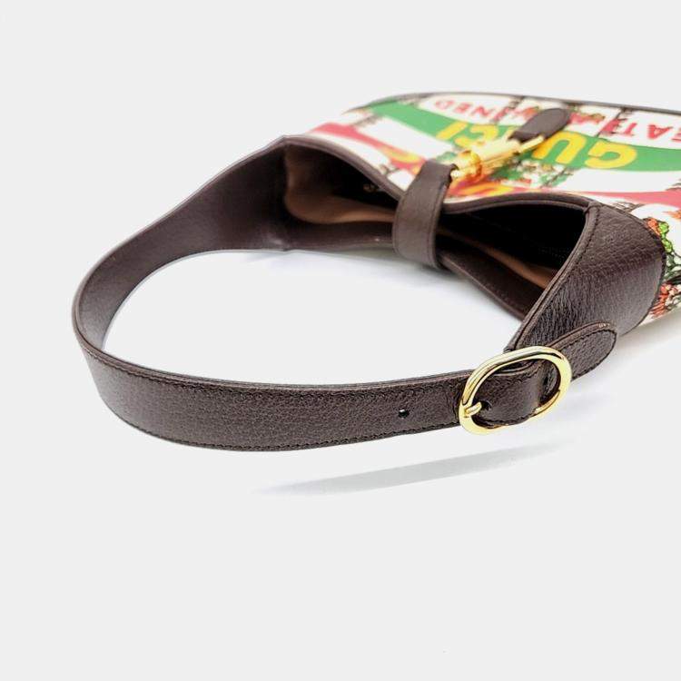 مملوكة مسبقًا Gucci Multicolor Canvas Jackie 1961 Small Hobo Bag