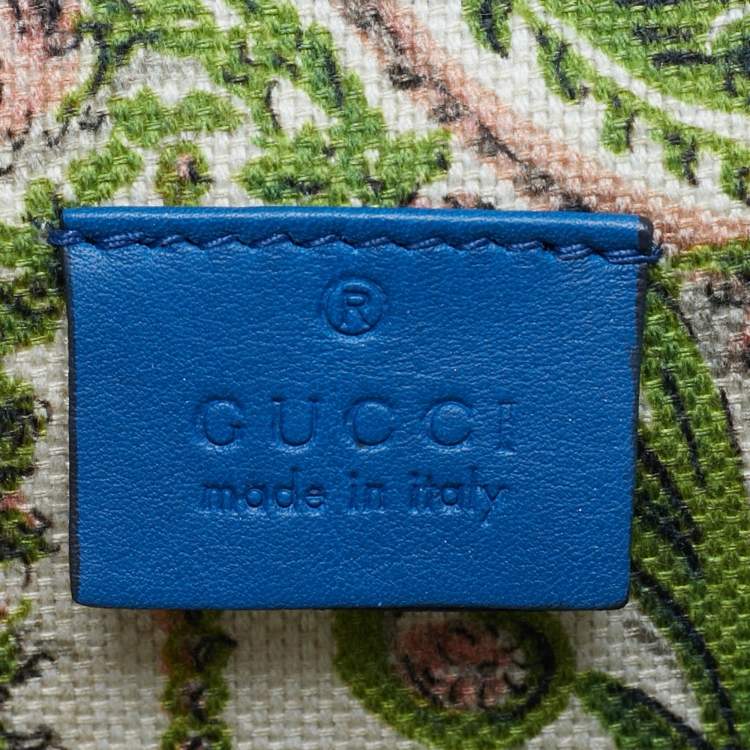 Pre Owned Gucci Dionysus Small Blue Leather Shoulder Bag