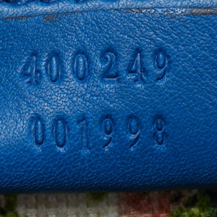 Pre Owned Gucci Dionysus Small Blue Leather Shoulder Bag
