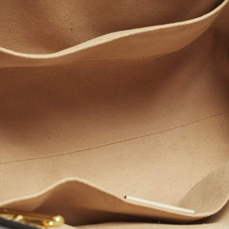 Pre Owned Gucci Padlock Small Beige/Off White Flora GG Supreme Canvas Tote