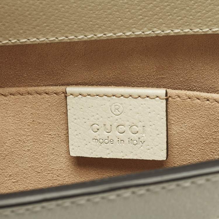 Pre Owned Gucci Ophidia Small Multicolor GG Supreme Canvas and Leather Flora Shoulder Bag