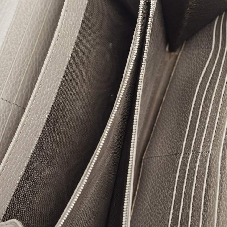 مملوكة مسبقًا Gucci Crystal Dionysus Grey Leather Wallet On Chain