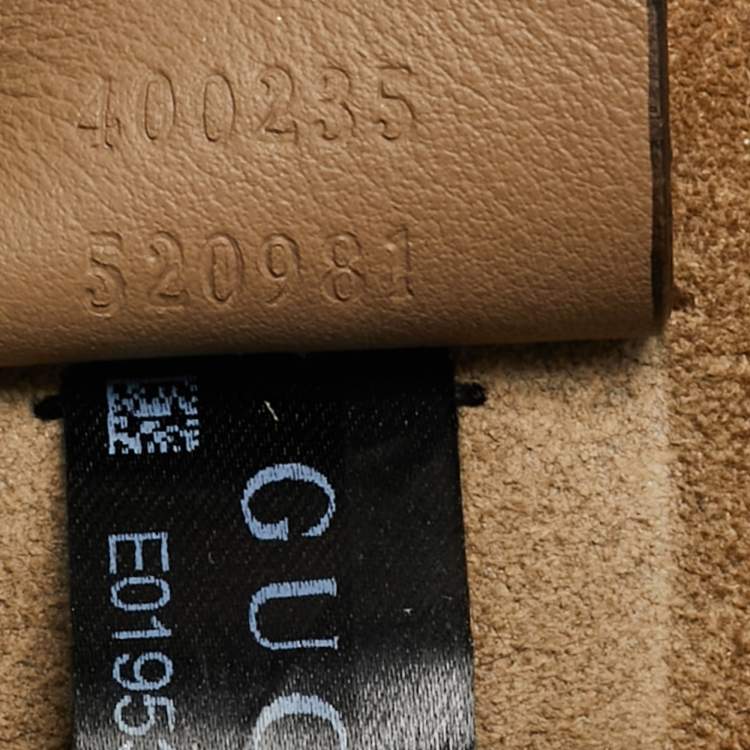 Pre Owned Gucci Embellished Patch Dionysus Medium Beige GG Supreme Canvas and Suede Shoulder Bag