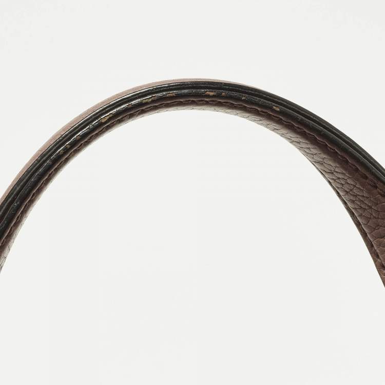 Pre Owned Gucci GG Marmont Medium Old Rose Leather Top Handle Bag