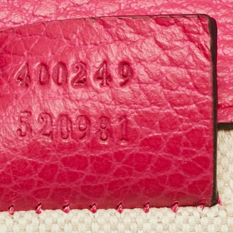 Pre Owned Gucci  Dionysus Crystals Small Pink Leather Shoulder Bag