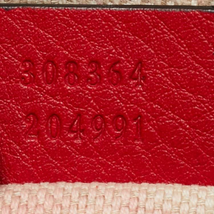 Pre Owned Gucci Soho Disco Camera Red Leather Crossbody Bag