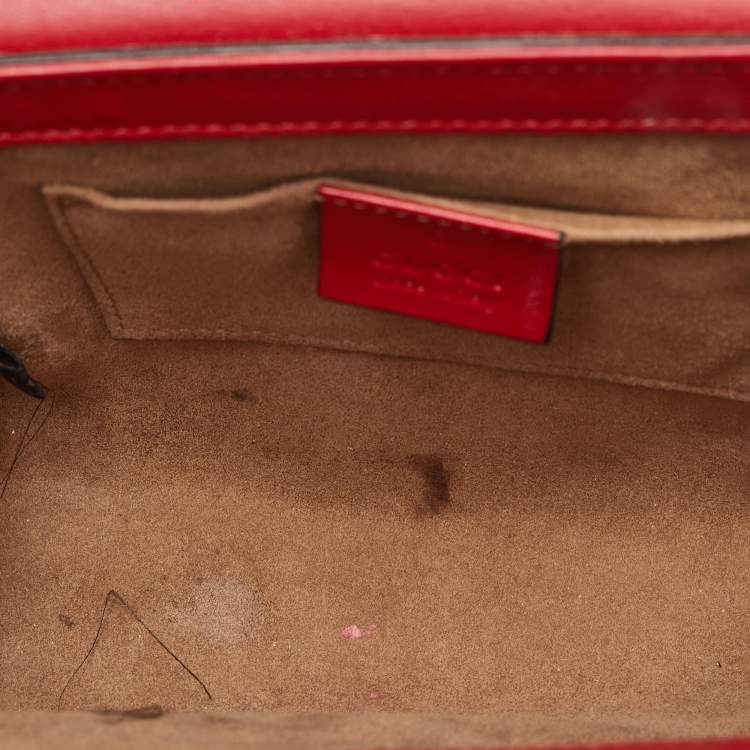 Pre Owned Gucci Padlock Small Multicolor GG Supreme Canvas and Leather Shoulder Bag