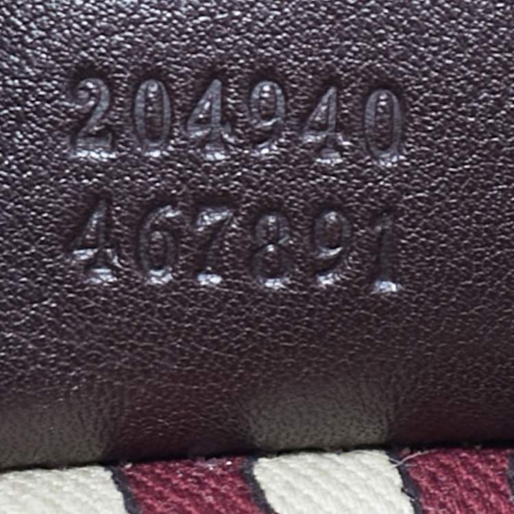 Pre Owned Gucci Abbey D-Ring Dark Brown Guccissima Leather Crossbody Bag