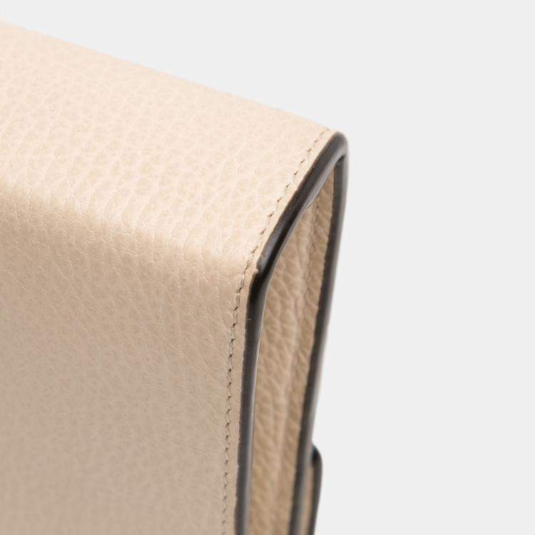 مملوكة مسبقًا Gucci Brown Mini Leather Dionysus Wallet on Chain