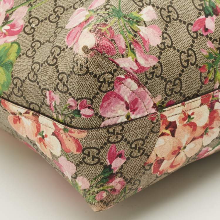 مملوكة مسبقًا Gucci Reversible Old Rose/Beige GG Supreme Canvas Tote