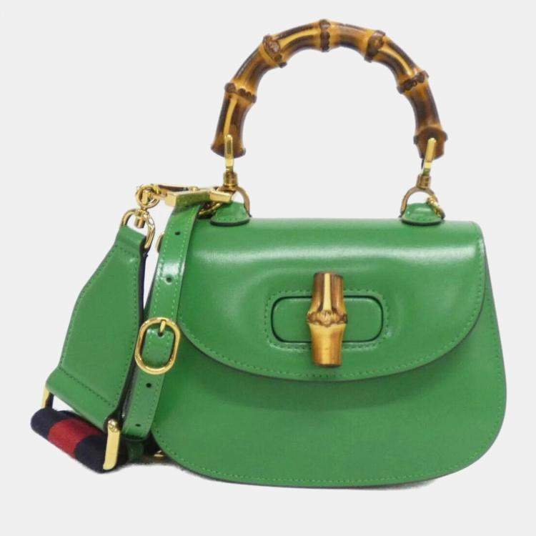 Pre Owned Gucci Bamboo 1947 Handbag