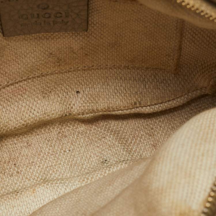 مملوكة مسبقًا Gucci Soho Disco Chain Gold Leather Crossbody Bag