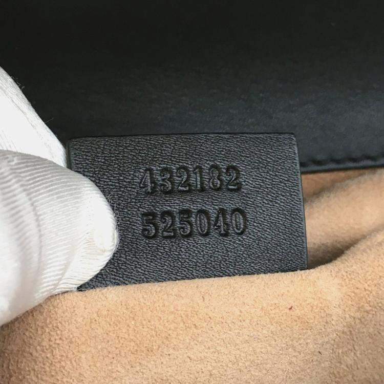 Pre Owned Gucci Small Studded Padlock Bag