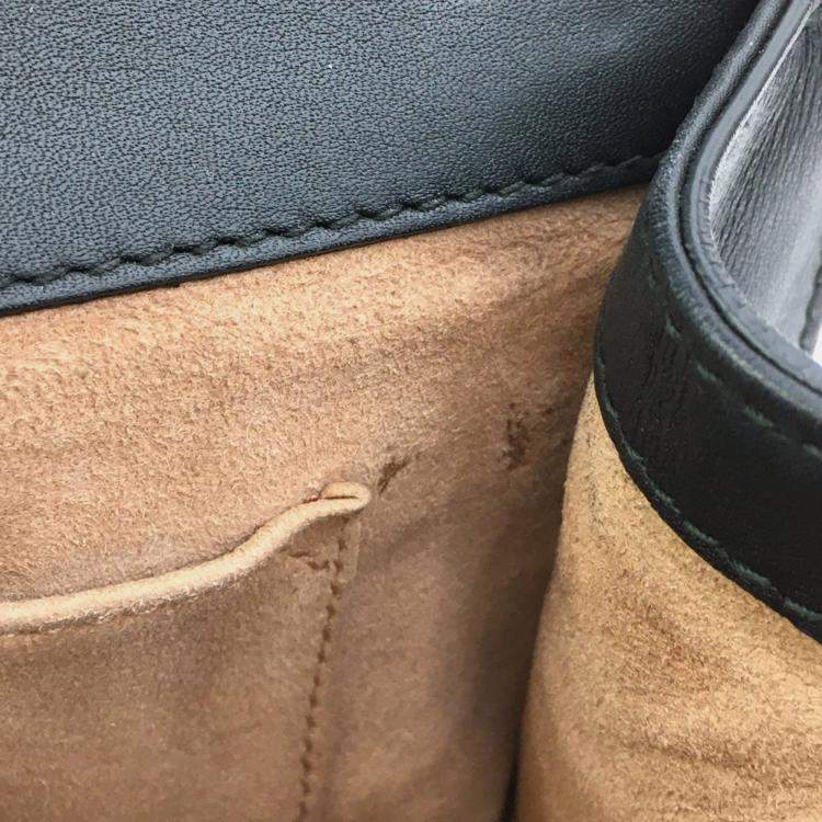 Pre Owned Gucci Small Studded Padlock Bag