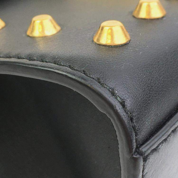 Pre Owned Gucci Small Studded Padlock Bag