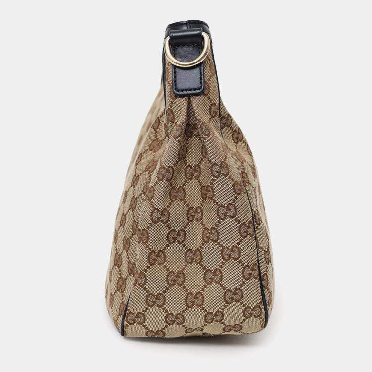 Pre Owned Gucci Canvas Web Sherry Shoulder Bag