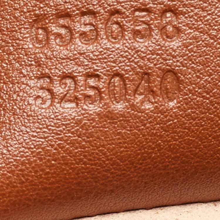 Pre Owned Gucci Bamboo Diana Medium Brown Leather Tote