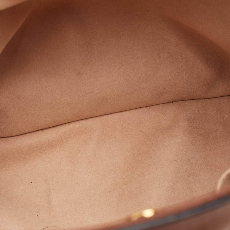 Pre Owned Gucci Bamboo Diana Medium Brown Leather Tote